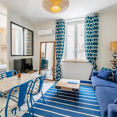 Studio Bleu 29M2, 120M Vieux-Port , Clim ,Wifi, Acces Autonome Avec Code Marsilya Dış mekan fotoğraf