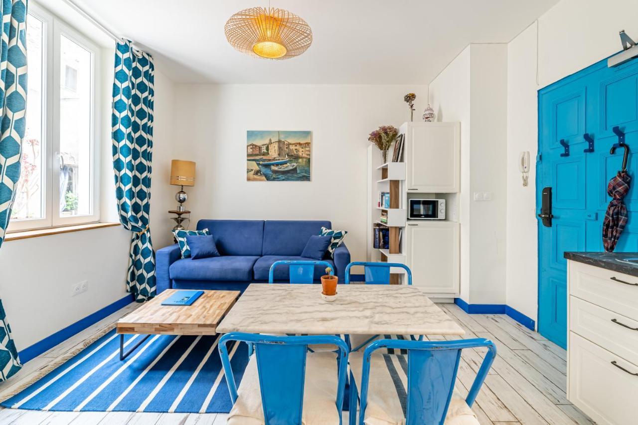 Studio Bleu 29M2, 120M Vieux-Port , Clim ,Wifi, Acces Autonome Avec Code Marsilya Dış mekan fotoğraf